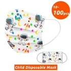 102050100 шт., одноразовые маски для детей