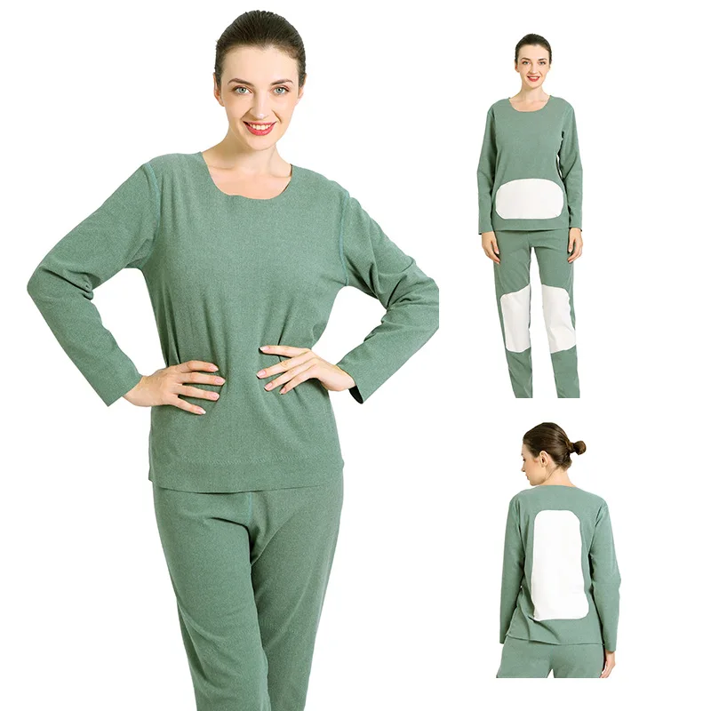 Никаких следов осень-зима Derong размера плюс 7XL Long Johns тонкого бархата Шелковый патч