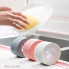 Водонепроницаемая самоклеящаяся лента для ванной, кухни, раковины, герметик для спрея, очищаемые нано-силиконовые наклейки, уплотнительная лента, пластырь