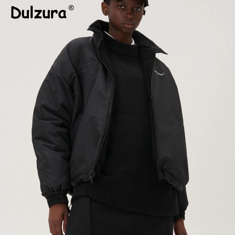 Зимняя Двусторонняя куртка в Корейском стиле пальто 2019 шикарное пушистое из