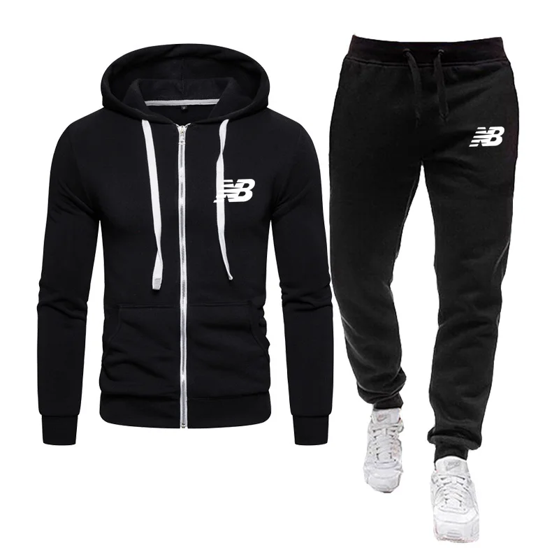 Мужской костюм свитер новинка 2021 толстовка из чистого хлопка флисовый