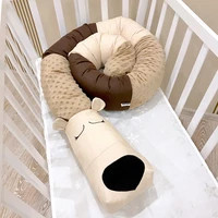 baby crib bumper toddler room decor animal cartoon safety protection pad multifunction anti collision newborn bed around cushion