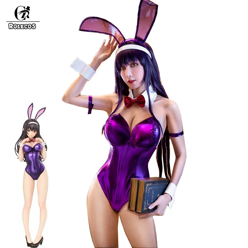 Костюм для косплея ROLECOS Utaha Kasumigaoka женский сексуальный комбинезон в виде кролика
