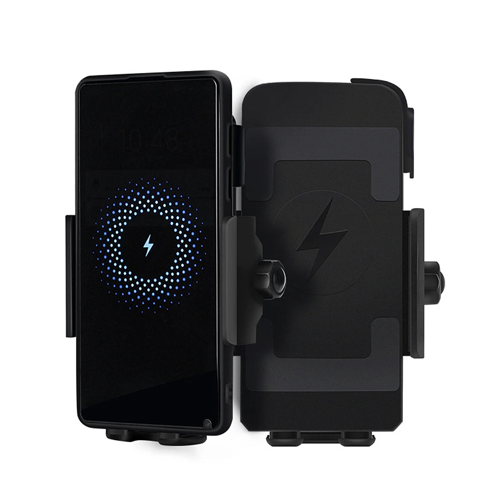 Держатель для телефона мотоцикла беспроводное зарядное устройство Qi крепление