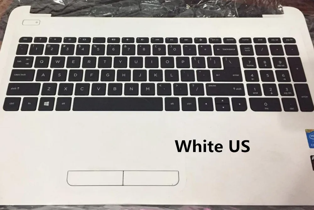 Online Cubierta Superior Para Teclado De Ordenador Portátil, Cubierta Para HP 15-AC AF AY AJ BA BD 250 255 256 G4 G5 TPN-C125 C126, Negro/plata/Blanco/rojo/azul