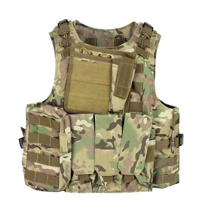 Камуфляжный Охотничий Тактический жилет армированный корпус Molle охотничий CS