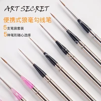 artsecret high grade watercolor painting brushes 5pcsset sable hair acrylic handle art artist tool supplies stationery 862 864