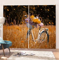 bicycle curtains bathroom curtains transportation curtains room home modern 3d printing curtain for living room curtain