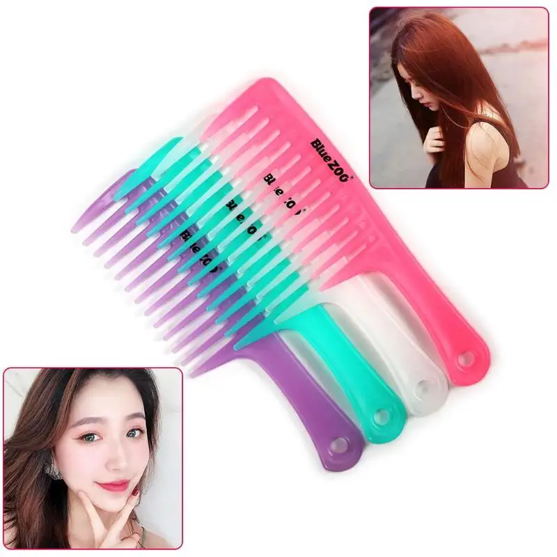 

Антистатическая прямая ручка большая широкая зубная расческа для вьющихся волос щетка инструмент