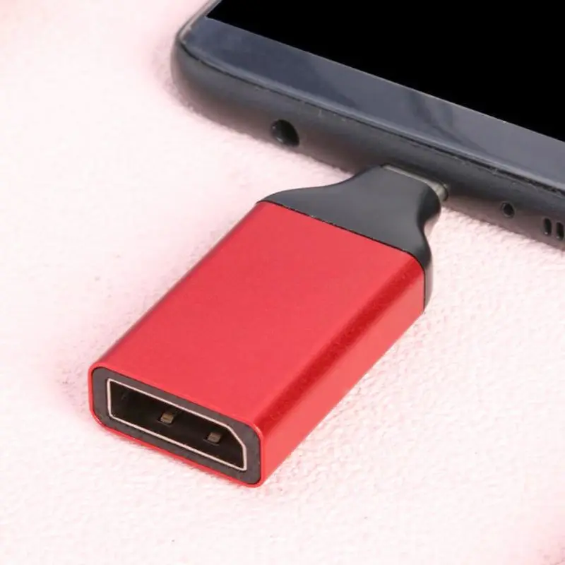 USB C к DP 4K конвертер Тип (совместим с Thunderbolt 3) адаптер портов дисплея|USB-хабы| |