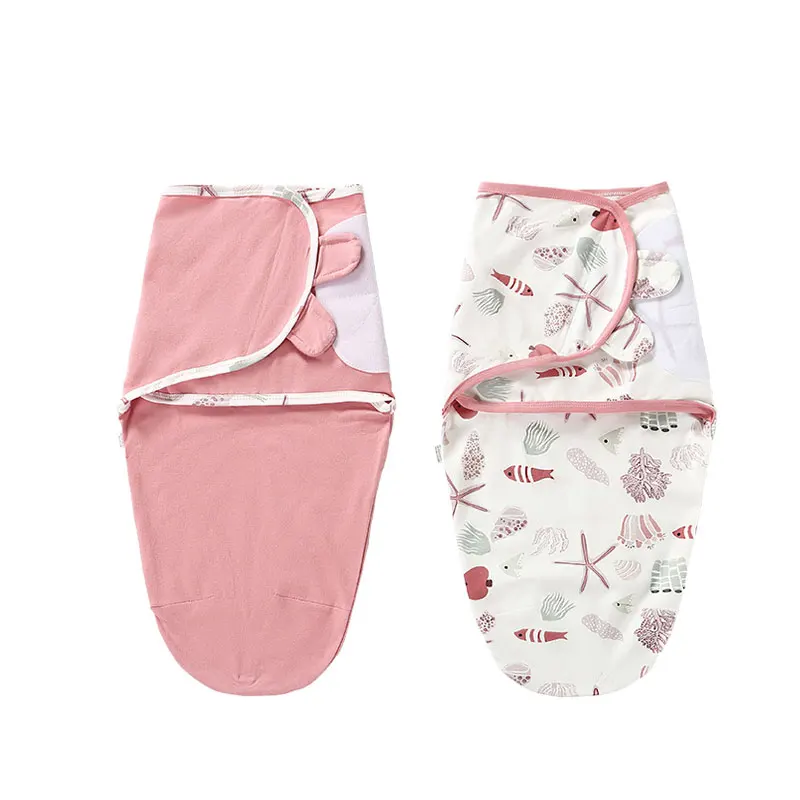 Спальные мешки для новорожденных кокон для новорожденных Пеленальный конверт из чистого хлопка 0-6 месяцев детское одеяло пеленальная пеле...