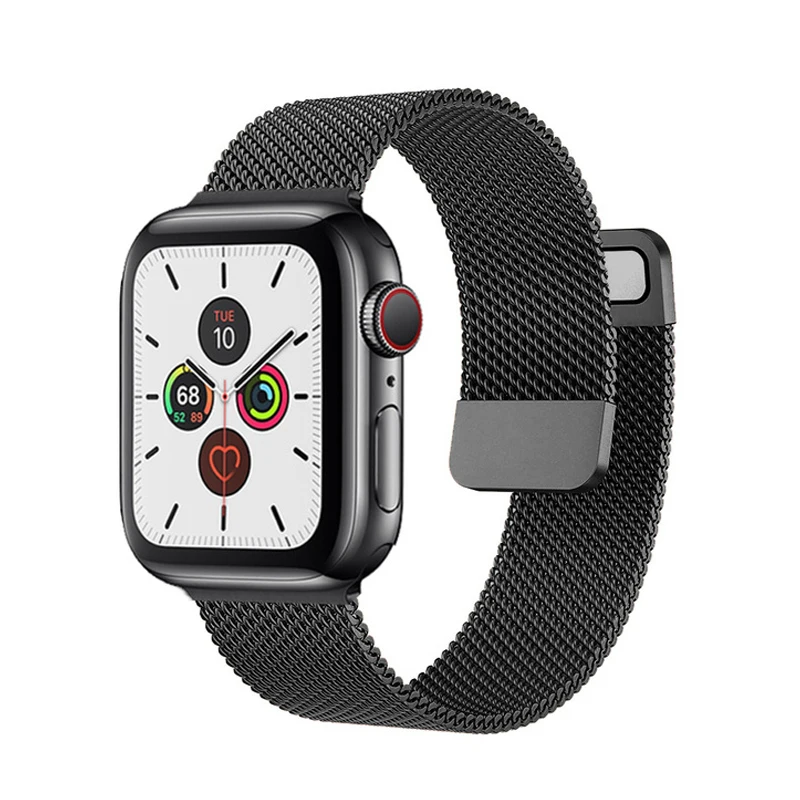 

Strap For Apple watch Band 44mm 40mm 38mm 42mm Magnetic Loop Metal smartwatch correa bracelet iWatch serie 3 4 5 se 7 45mm 41mm
