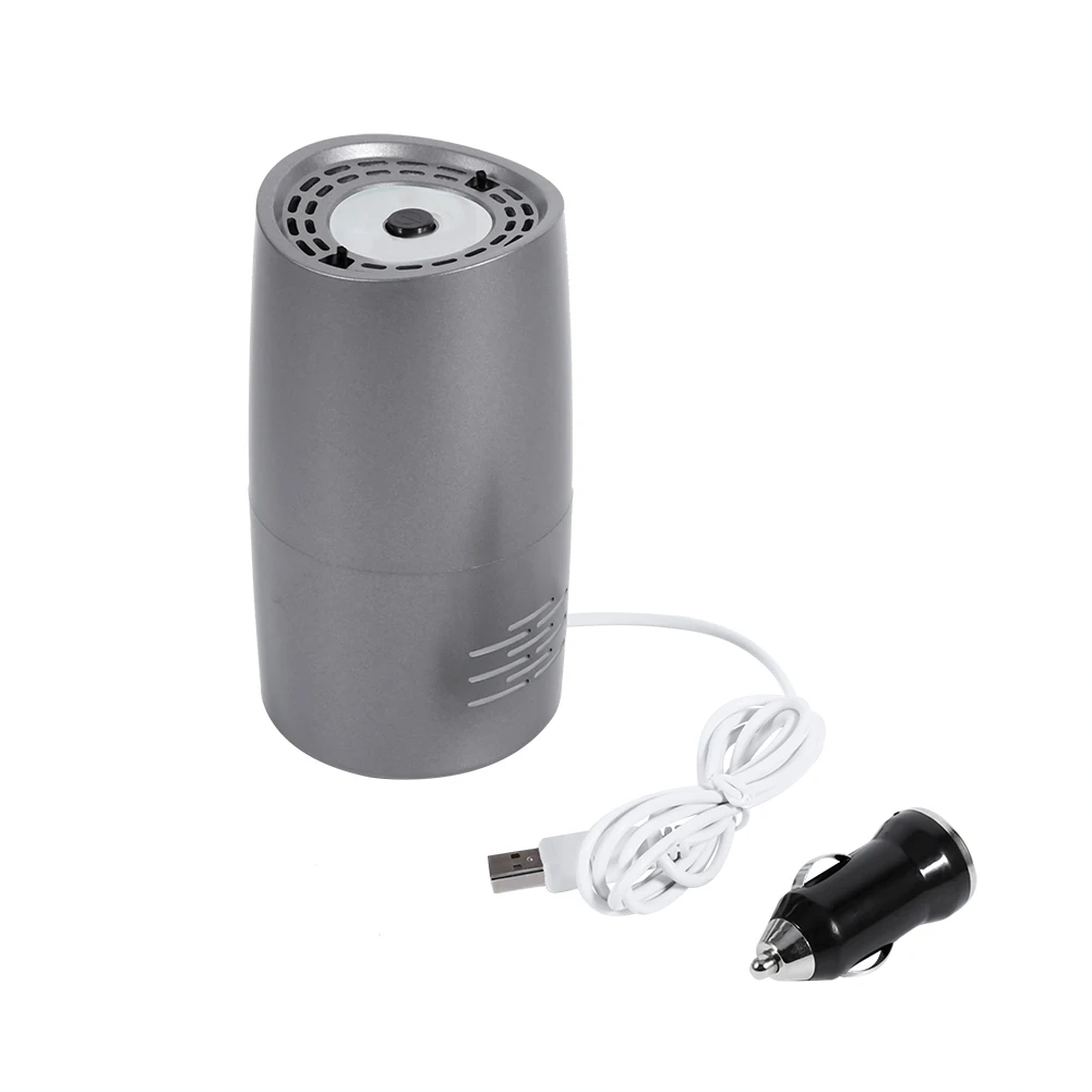 

USB Car Air Purifier Formaldehyde Removing Car Deodorization Air Ionizer Rechargeable Ozone Generator Prevent Germs