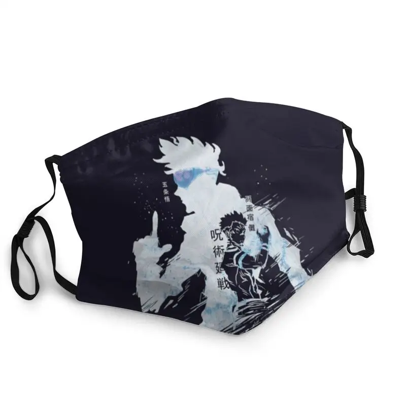 

Большой палец с полным покрытием Нескользящие Jujutsu кайсен магии с открытым носком уход за кожей лица маска для взрослых Gojou Satoru Аниме Манга м...