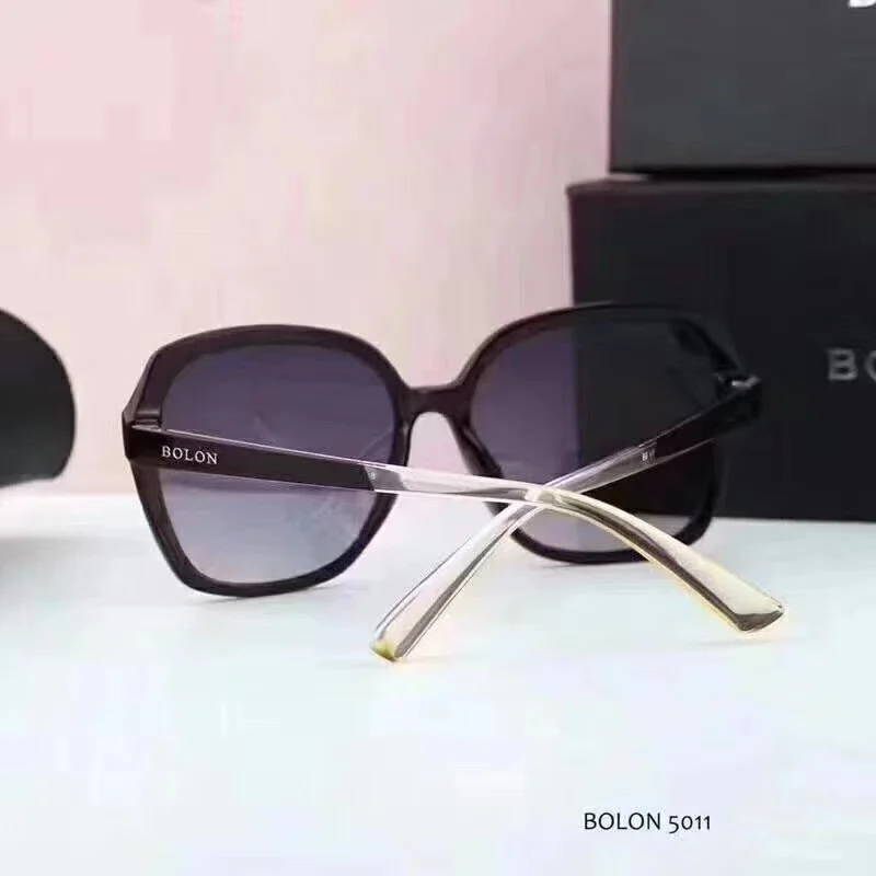 

Original Bolon Women Polarized Large Frame Sunglasses Men's Couple Fashion Trend Glasses Original Box BL5011