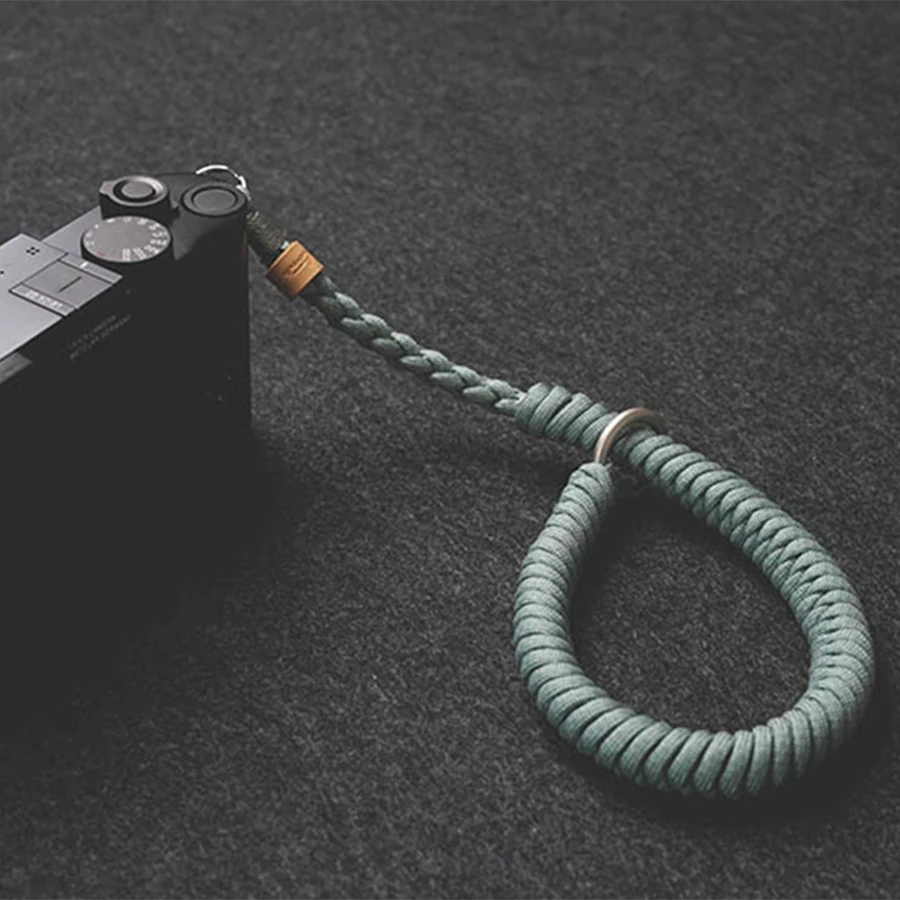 

Handmade Woven Umbrella Rope Camera Hand Wrist Strap Wristband for Fuji X-T30 X-T3 Sony A6400 A6500 A7III RX100 Leica Olympus