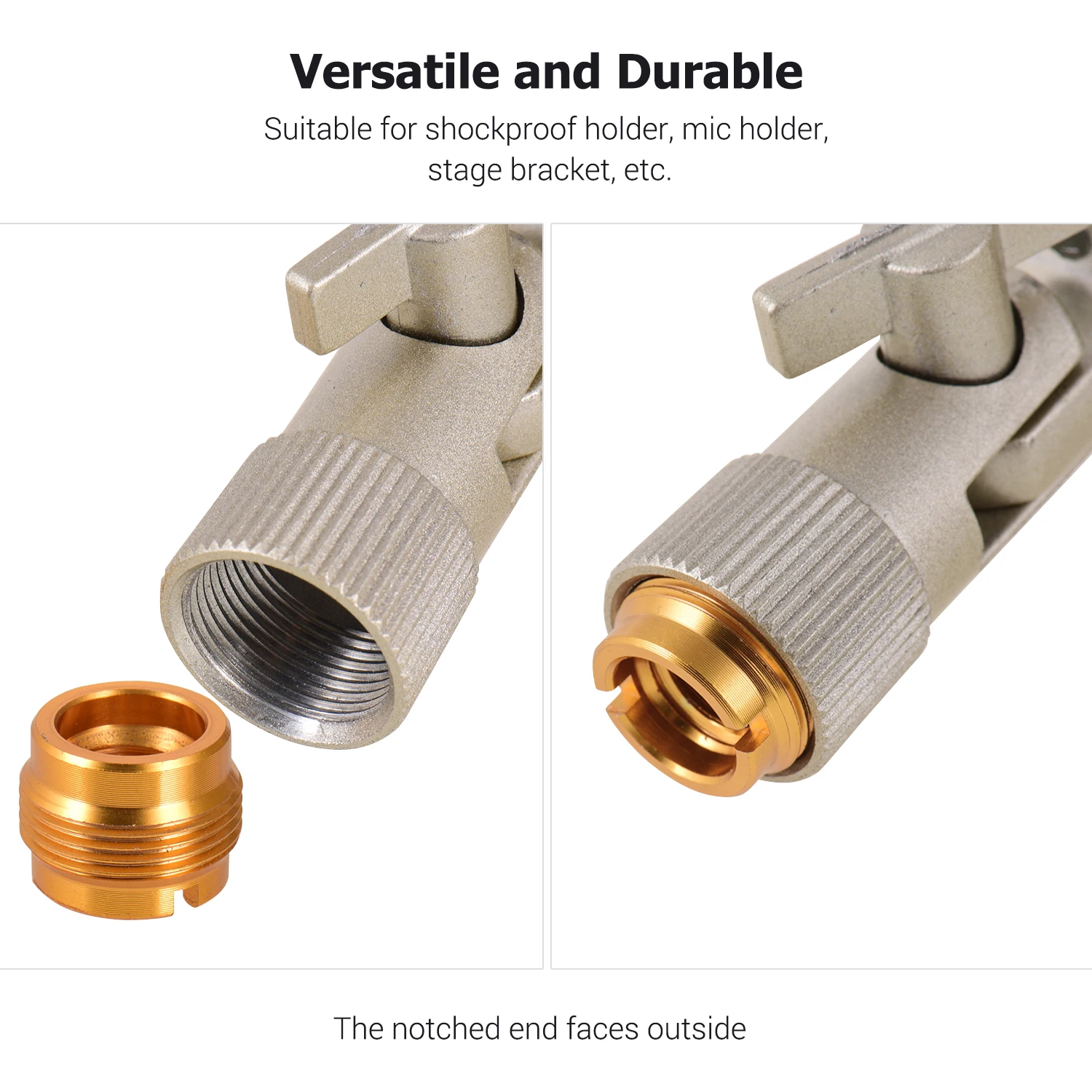 Винтовой Адаптер для микрофона винты с внутренней резьбой 3/8 дюйма на наружную