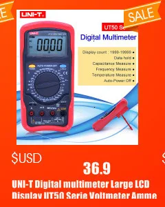 Блок UT611/UT612 Цифровой LCR измеритель цифровой емкости индуктивность DC тестер сопротивления 100 Гц 120 Гц 1 кГц 10 кГц 100 кГц частота