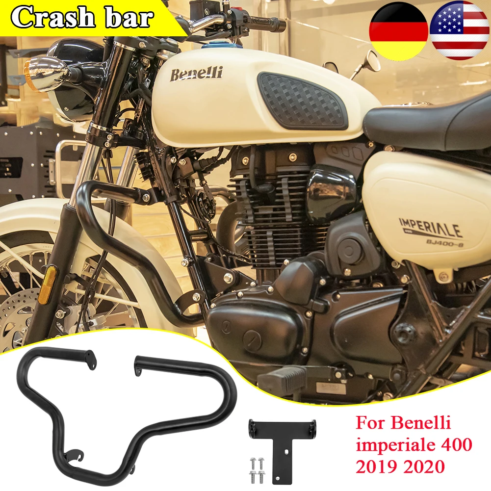 For 19 2020 2021 BENELLI 400 IMPERIALE Crash Bar Motorcycle Engine Guard Bumper Protector for Benelli Imperiale 400 Accessories