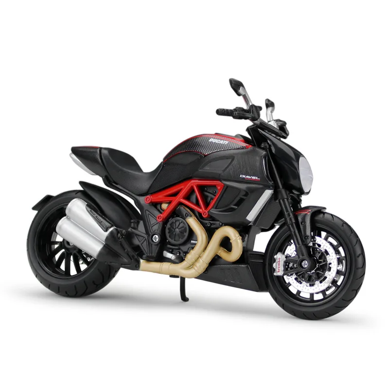 Модель мотоцикла Maisto 1:12 Ducati Diavel Carbon Red Diecast из сплава игрушка |