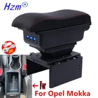 Подлокотник для Opel mokka, центральный контейнер для хранения Opel mokka, детали интерьера, аксессуары с светодиодный одами
