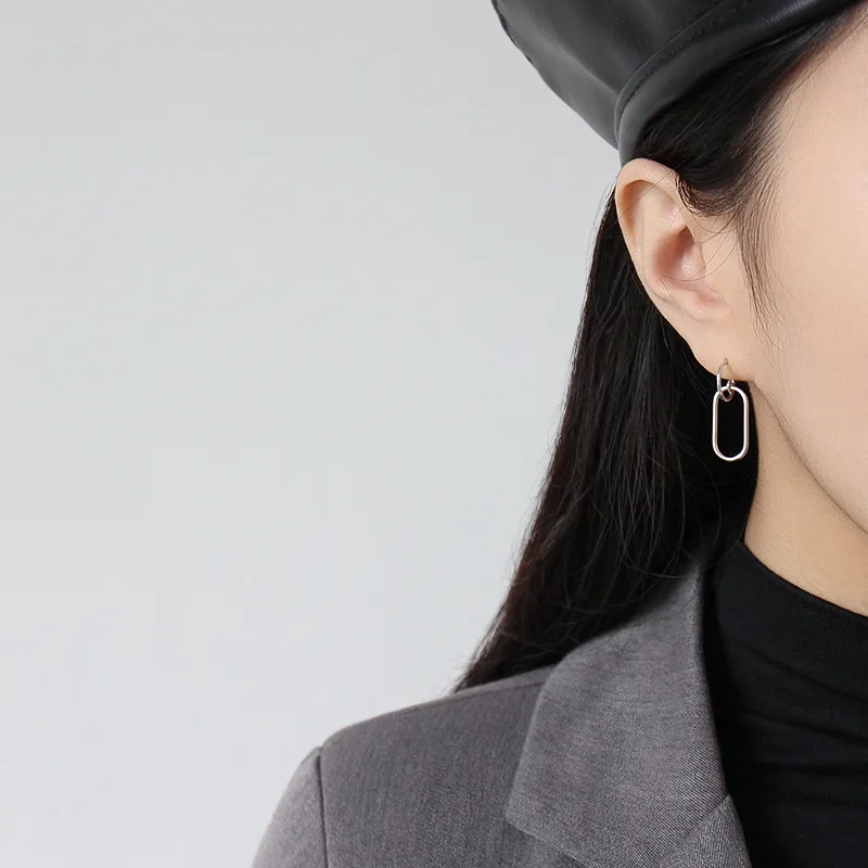 Серьги подвески из серебра 925 пробы 18 К|Серьги-подвески| |