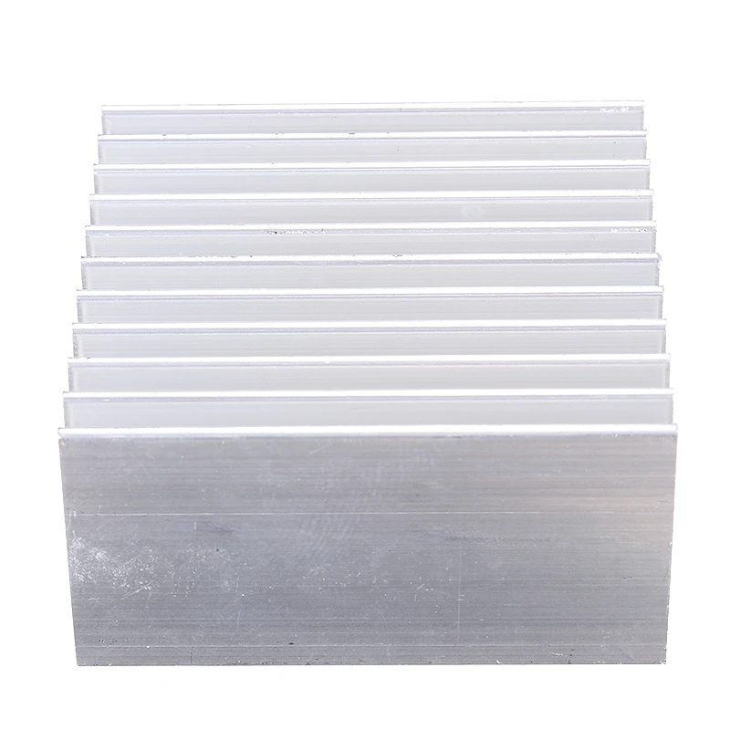 Цельнокроеное платье Белый 11 зуб Алюминиевый Радиатор охлаждения отведению