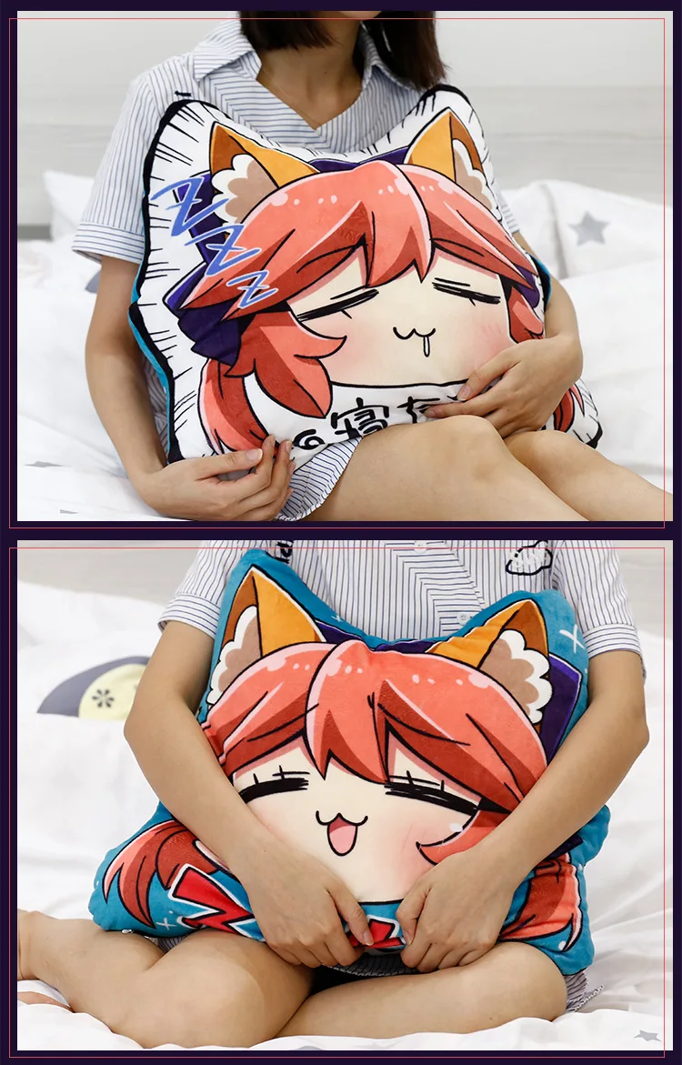Аниме Fate/Grand Order FGO Tamamo no Mae Saber Joan of Arc Astolfo Косплей Кукла Мягкие плюшевые игрушки милый диван Подушка Рождественский подарок