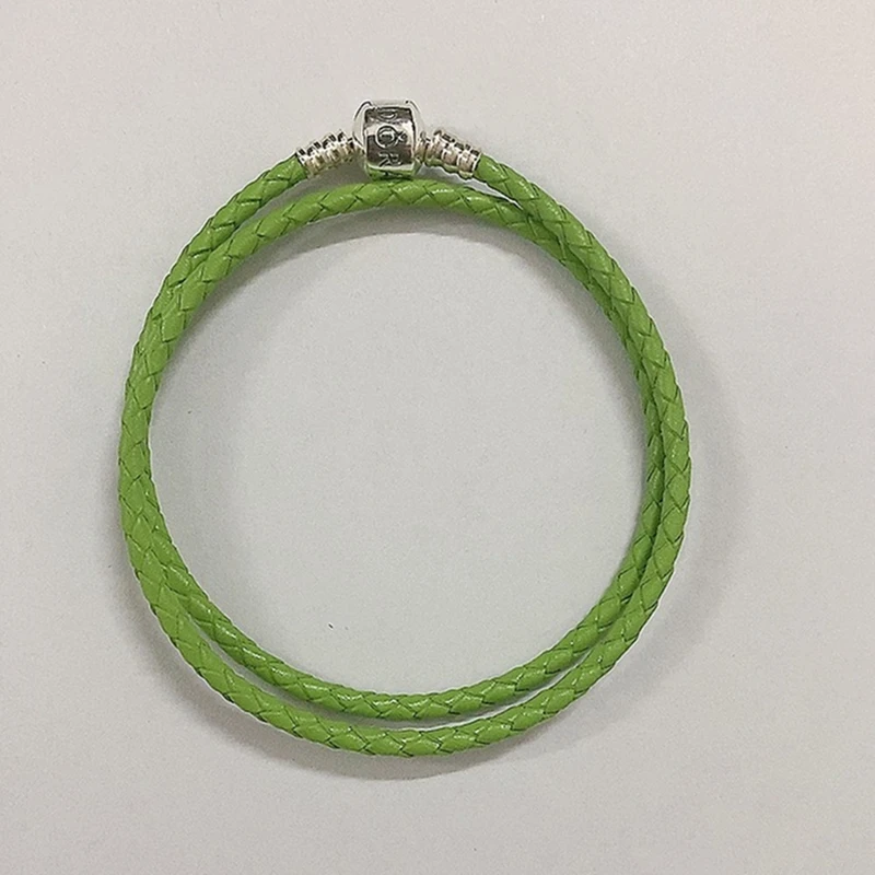 S925 pure leather bottom chain is suitable for original Pandora jewelry bracelet girl Mujie rope beads DIY ladies exqui | Украшения и