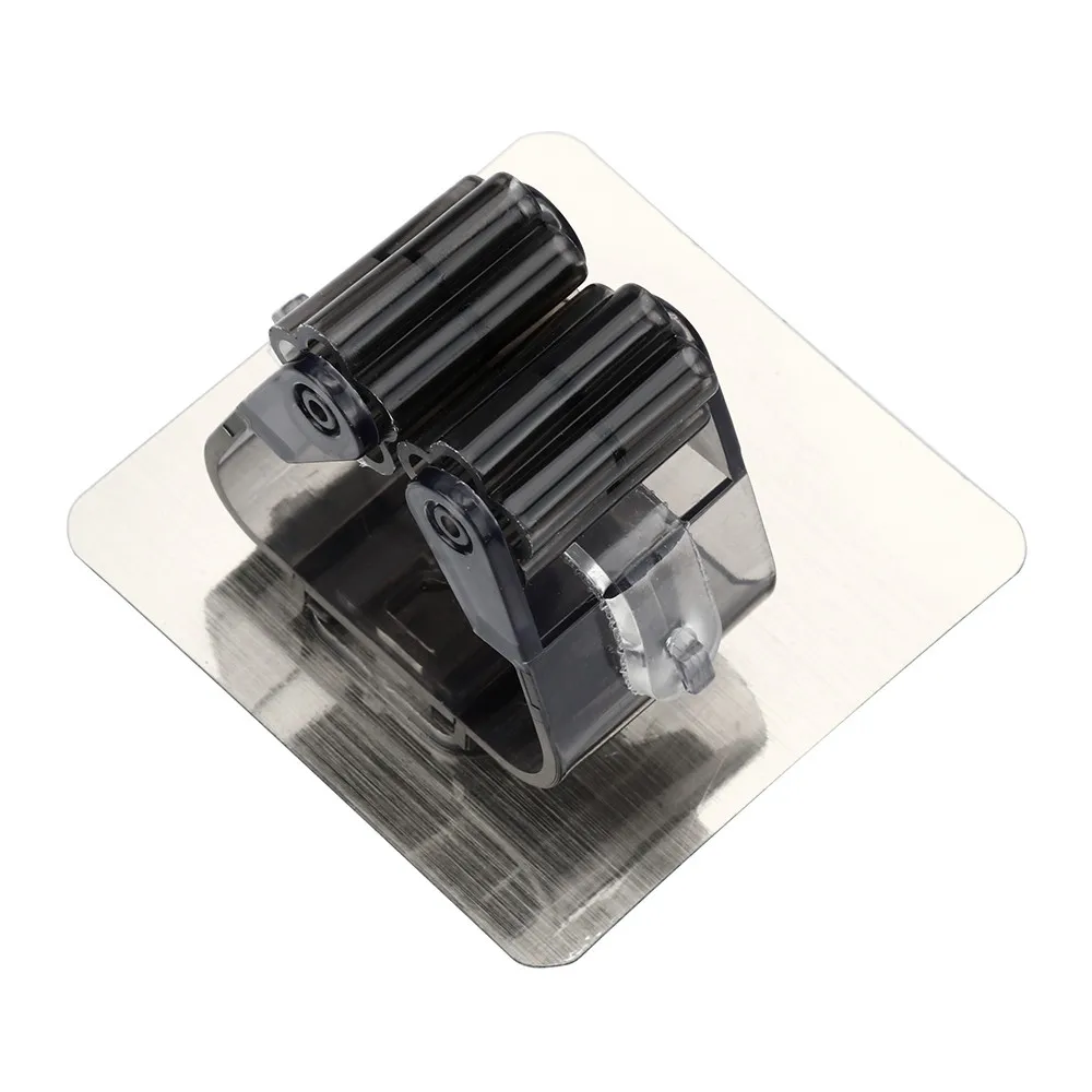 Настенный органайзер для швабры держатель щетки вешалка метлы стеллаж хранения