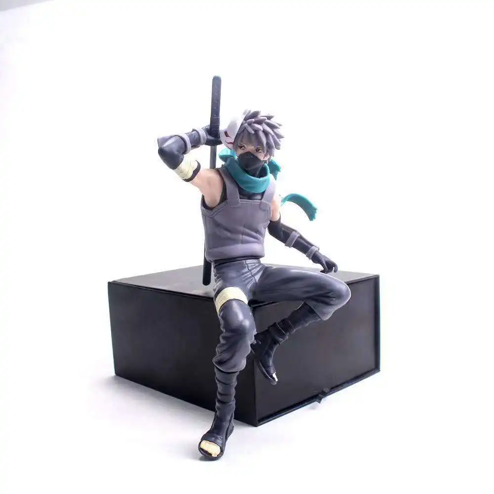 

Hatake Kakashi Anime Action Figures Gift Figet Toys Figurines Miniatures Decoration Crafts Collectible Model Home Decor