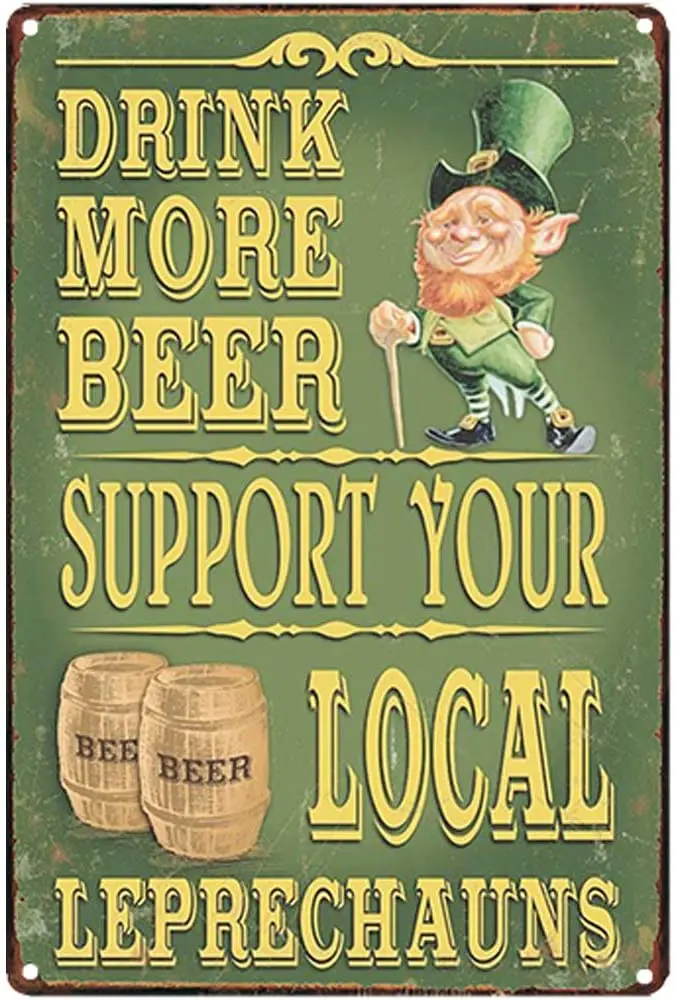 

Оригинальный ретро-дизайн, поддержка ваших местных металлических знаков из олова, настенное искусство | Толстая белая жесть, печатный плака...