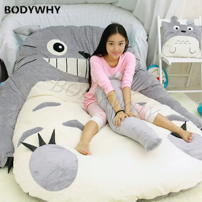 Персонажа из мультфильма большой гигантский кровать Totoro татами матрас диван