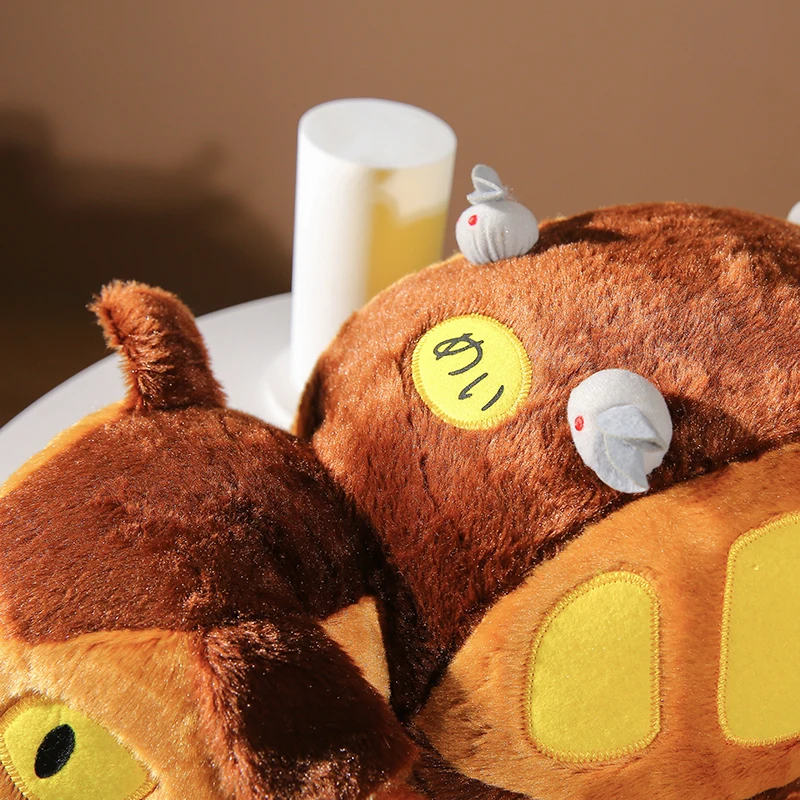 

Hayao Miyazaki My Neighbor Totoro Bus Miyazaki Totoro Fluffy Plush Animal Toy Stuffed Soft Dolls Baby Children birthday Gift