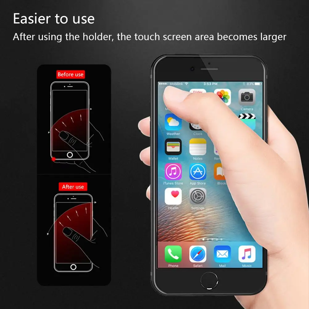 Роскошное кольцо на палец держатель универсальное гнездо для телефона