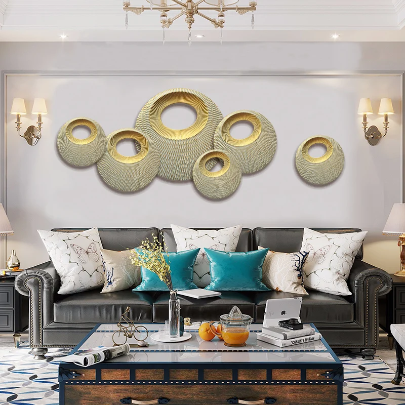 Европейские деревянные настенные украшения для дома гостиной ТВ фон отель