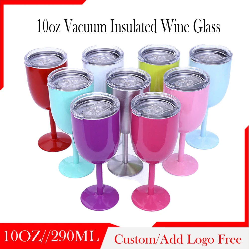 

Термос из нержавеющей стали, 10 унций, с двойными стенками, с изоляцией, для винных бутылок, вакуумные фляги, настраиваемая бутылка для воды