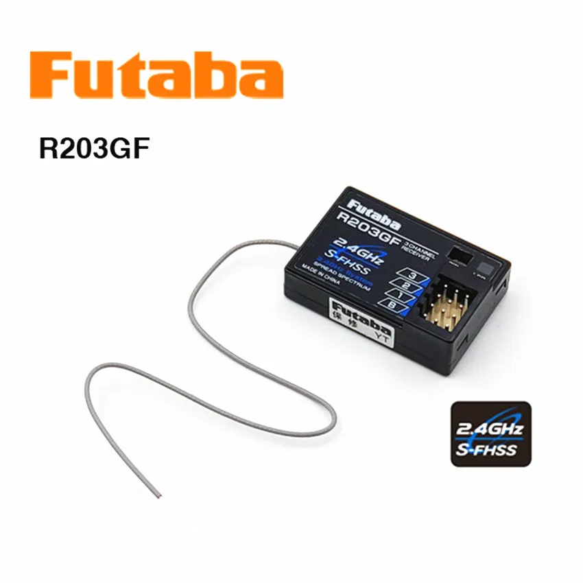 Futaba R203GF 2 4G 3 Каналы S FHSS Mirco приемник для 4PL 4PLS 3PRKA 3PV 4PV 4 7PX дистанционного Управление