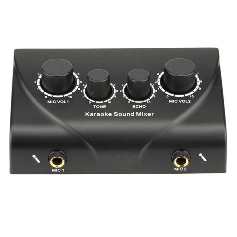 Миксер Домашний Мини ревербератор караоке предусилитель микрофонный
