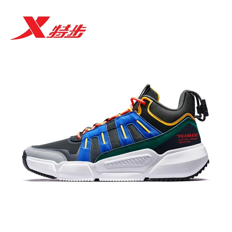 Xtep Мужская баскетбольная обувь мужская спортивная дышащие мужские