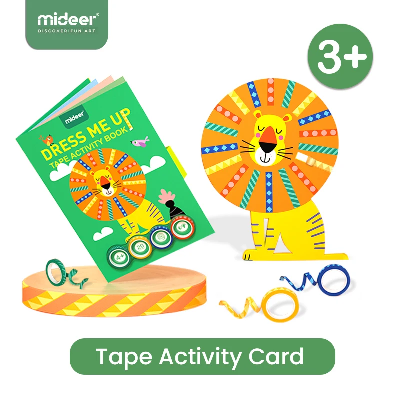 Детская образовательная карточка Mideer игрушки 3Y + лента Спортивная картонная