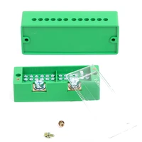 1pcs cable distribution box household distribution box terminal junction case single phase 2 in 46812 out wire terminal box