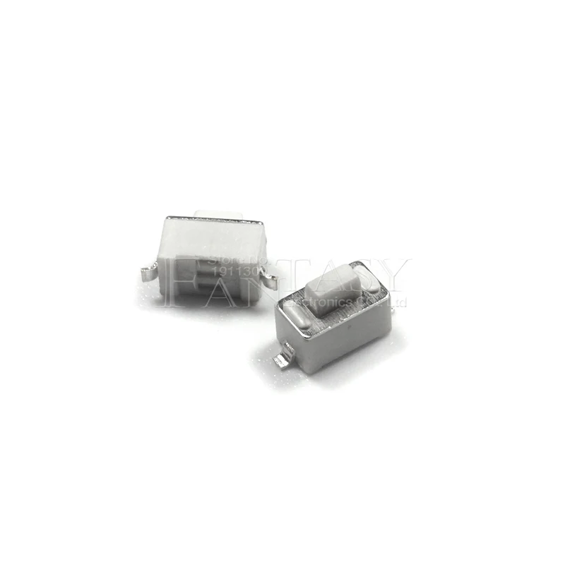 100 шт. 3*6*5 мм 2pin SMD тактный Переключатель кнопочный Белый Кнопочный сенсорный