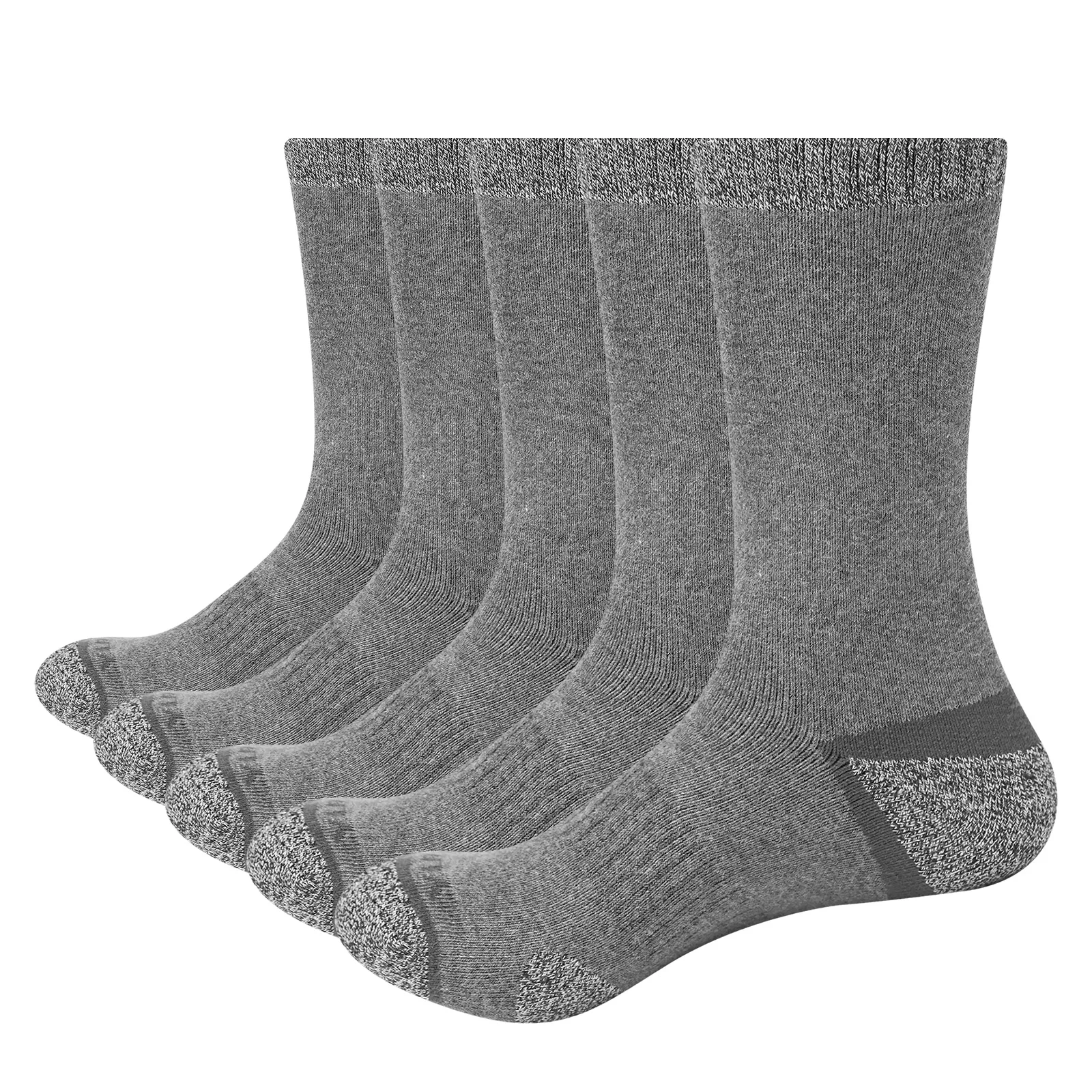 

Brand Men 5 Pairs Black High Quality Winter Warm Thick Cotton Cushion Comfort Breathable Casual Sport Dress Crew Socks