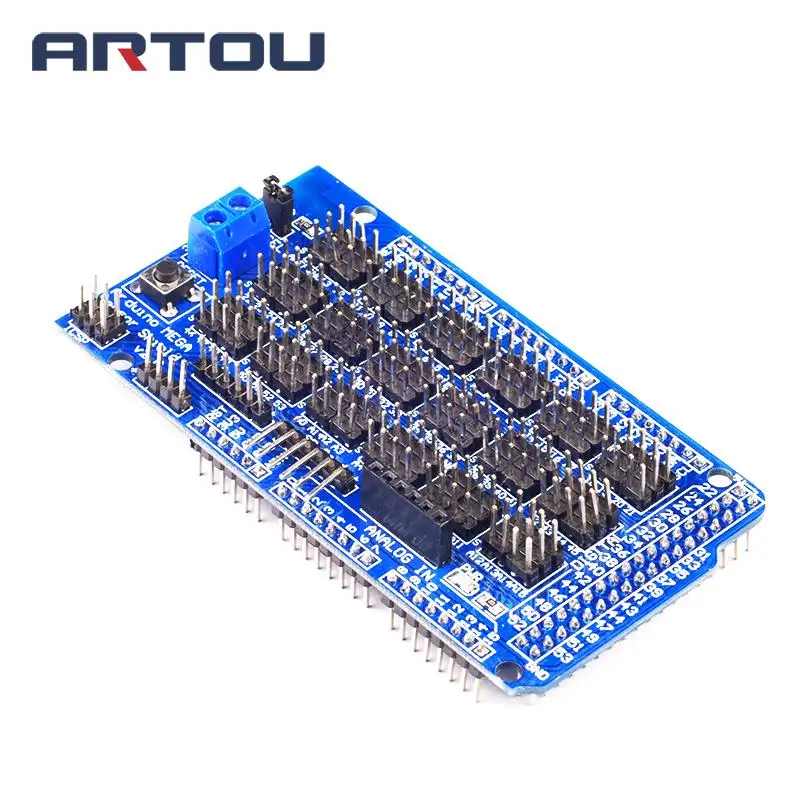 MEGA Shield V1.0 V2.0 датчик 1 шт. выделенная Плата расширения датчика для arduino mega 2560 r3|board