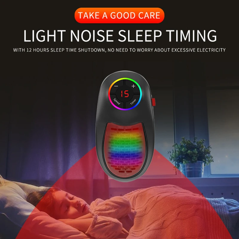 

Portable Mini Electric Fan Heater,Plug in Heater,for Home, Office Space or Travelling,Quickly Heats Room,EU Plug