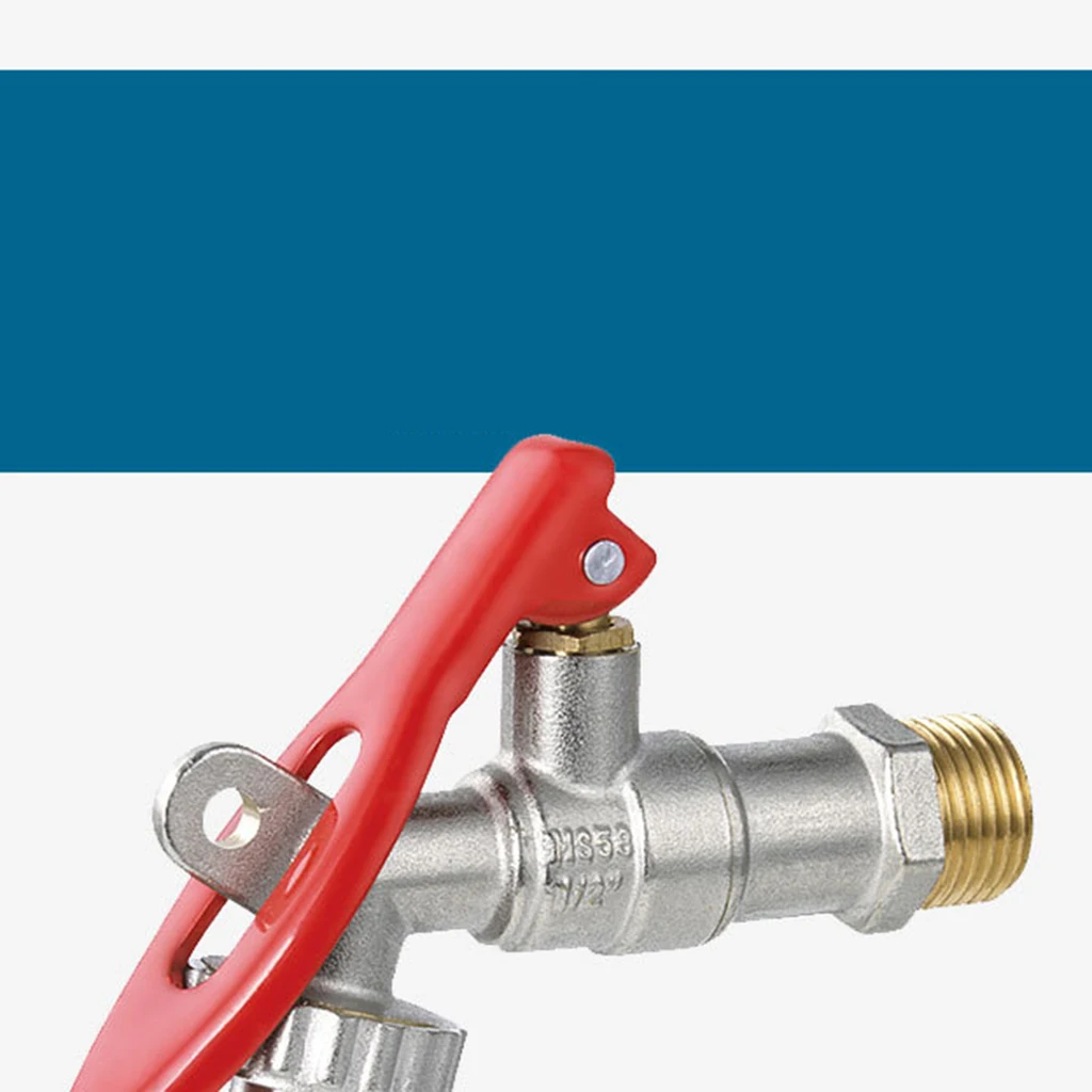 

Solid Brass DN15 Home Garden Locked Faucet Watertap 1/2'' Male Thread Faucet