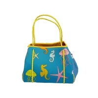 sunny beach luxury women totes shoulder bag large beach neoprene light handbags bolsas female for 2021 summer