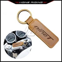 for bmw motorrad r nine t pure nine t motorcycle cowhide keychain key ring