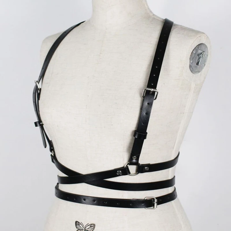 2021 БДСМ комплект сексуальное женское нижнее белье тела жгут кожа интимные